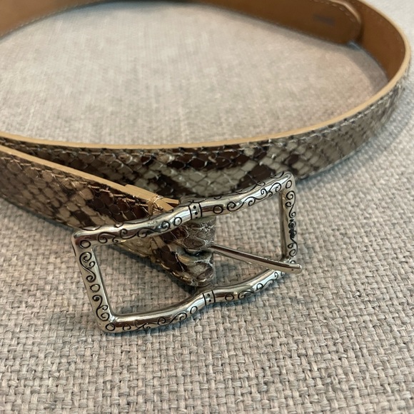 Womens Brighton Belt Leather Snake Skin - Picture 3 of 7